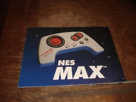 Max Controller Manual Only NES Nintendo