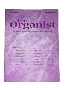 Revista Partituras The Organist Enero 2002 Iglesia Religiosa Volumen 105 No. 6 - Imagen 1 de 5