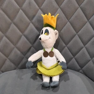 King Julian Madagascar Escape 2 Africa movie plush 9inch (rare with skirt + bra) - Picture 1 of 6