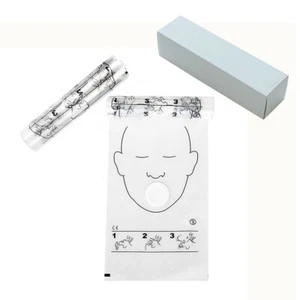 20 packs  Pantallas faciales CPR  RCP máscara boca a boca CPR face shields - Picture 1 of 6