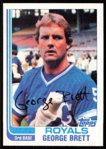 1982 Topps George Brett Kansas City Royals #200