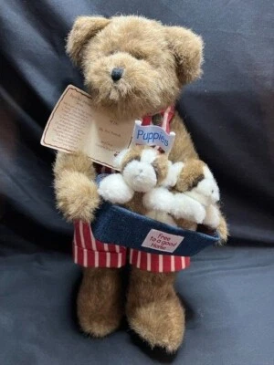 Mini perros de peluche Boyd’s Bears Billy and Friends Bear edición limitada  Foto 1 de 4