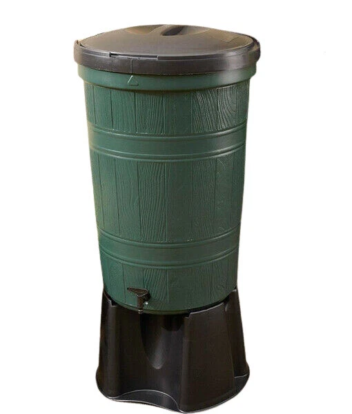 Cloudburst CB200LTWBKIT 200L Water Butt Kit - Green