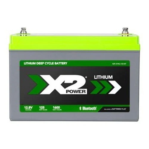 X2 Lithium Deep Cycle Battery SLIL31-125DCM-BT - 12.8V G31 125AH LFEPO4 Boat Car - Image 1 of 1