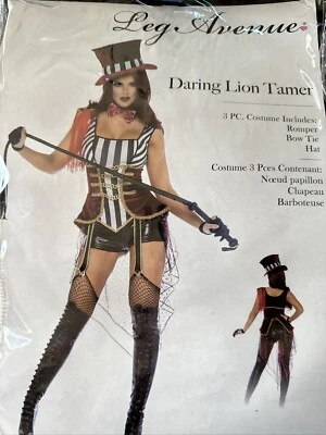 Disfraz de Halloween Leg Avenue Circo Atrevido Domador de León Mujer Adulto Mediano Foto 1 de 3