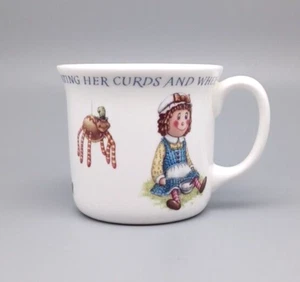 Taza de té ""Little Miss Muffet"" taza de café taza de niños taza india - Imagen 1 de 9