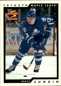 1996-97 Score Hockey #160 Mats Sundin