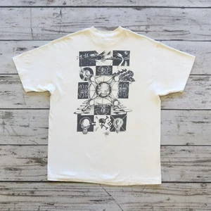 Vintage Rick Griffin Tshirt Size L White Made in USA Grateful Dead - Picture 1 of 15