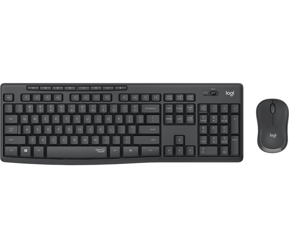Logitech MK295 Silent Wireless Combo - Schwarz (DE)