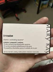 Mary Kay TimeWise VITAMIN C ACTIVATING SQUARES Pkg/12 Discontinued - Picture 1 of 5