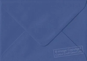 Sobres para tarjetas de felicitación de color engomado de color azul iris 133 mm x 184 mm (5""x7") 100 gm - Imagen 1 de 1
