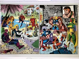 Neu Original Poster 1984 WEST COAST AVENGERS Fabrik gerollt - Bild 1 von 1