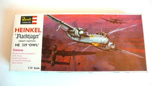 REVELL KIT ANCIEN HEINKEL HE-219 "NACHTJAGER" 1/72è BON ÉTAT BOITE 30X13cm - Imagen 1 de 3