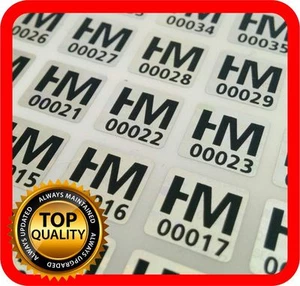 Il tuo logo e testo su 1500 etichette olografiche garanzia sigillo adesivo 10x10mm - Foto 1 di 7