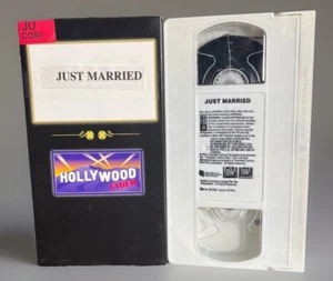 RARE - Hollywood Video - Just Married VHS (2002) Ashton Kutcher - Plays Great! - Picture 1 of 7