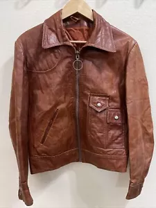 Vintage Man Beged-Or Suede Jacket Size 42 Made In Israel - Picture 1 of 12
