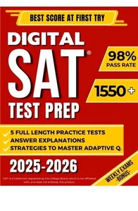 Digital SAT Test Prep: The Most Complete Study Guide to Ace the Exam and... - Picture 1 of 1