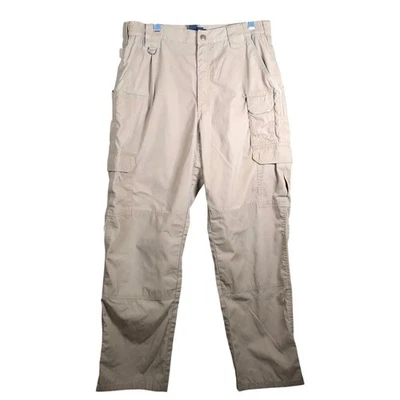 5.11 Tactical Series Mens Pants Tan Utility Pockets Workwear Straight Leg 34x32 - Image 1 of 4