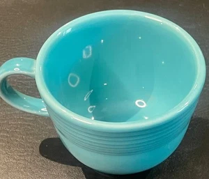 Fiestaware Cup TURQUOISE P86 Homer Laughlin Tea Coffee - Picture 1 of 3