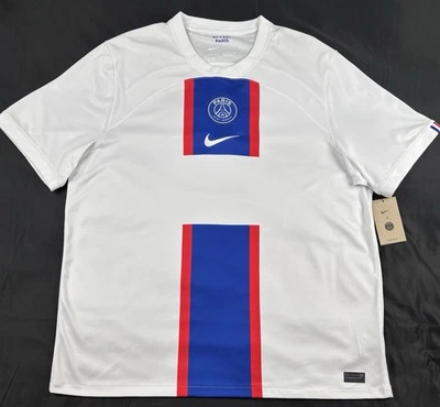 Nike Paris Saint-Germain 2022/23 Away Jersey White Dri-FIT Size 2XL NWT - Image 1 of 4