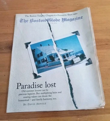 Individual Vintage Issue THE BOSTON GLOBE Magazine August 8 1999 Paradise Lost - Image 1 of 3