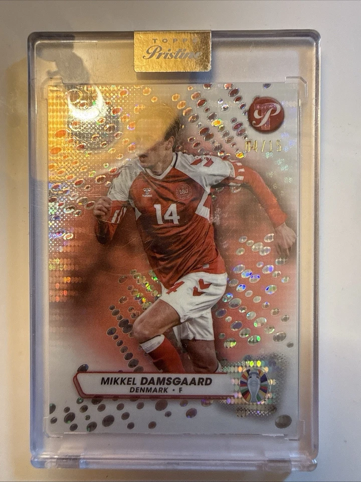 Mikkel Damsgaard 2023 Topps Pristine Road To UEFA Euro 2024 #05/15 - Image 1 of 2
