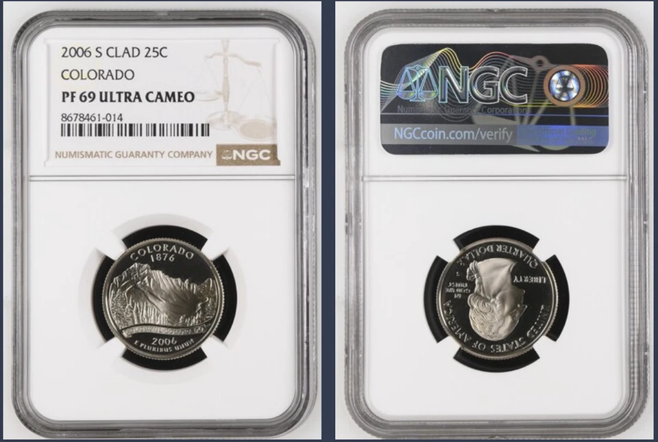 2006 S Clad Quarter Colorado NGC PF69 UCAM ULTRA CAMEO *FRESHLY GRADED* - Image 1 of 1