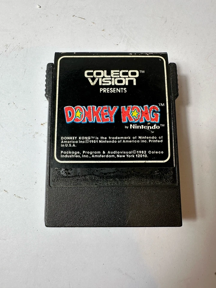 Cartucho de videojuego Donkey Kong ColecoVision de colección solo 1982 Foto 1 de 1