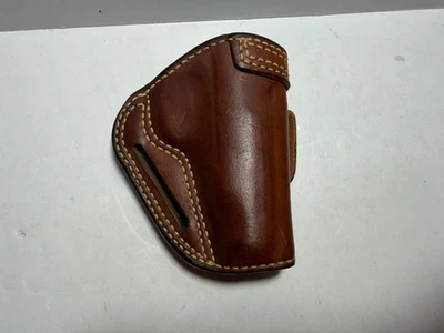Vintage Bianchi 4L Askins Avenger Walther.380 Leather Holster Brown (103) - Image 1 of 4