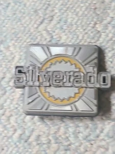 Emblema maletero Chevy Silverado vintage metal escritura logotipo cuadrado - Imagen 1 de 8
