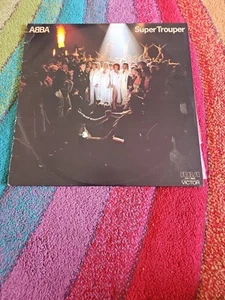 abba - Super Trouper New Zealand RCA Victor 12 inch LP Tan Label - Picture 1 of 11