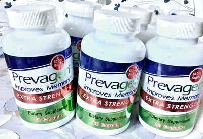 PREVAGEN EXTRA STRENGTH 20mg CAPSULE - 60 Count - 5PACKS SEALED - Image 1 of 2