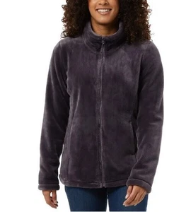 32 Degrees Heat Womens Plush Jacket Faux Fur Fleece Pockets Soft, M - Picture 1 of 4