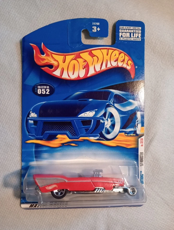 Hot Wheels 2001 Collector #052 First Editions 32 of 36 '57 1957 Roadster 5sps