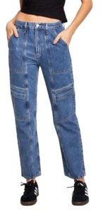 AGOLDE Cooper Straight Cargo Jeans Size 27 - Denim Regulation Blue - Picture 1 of 15