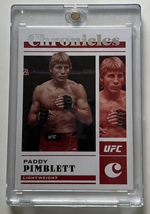 2023 Panini Chronicles UFC Paddy Pimblett #4/25 Holo Silver #54 GEM MINT