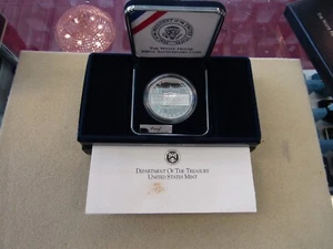 1992 white house 200th anniversary coin COA proof silver dollar - Picture 1 of 4