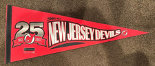 NHL New Jersey Devils Vintage 25Th Anniversary Team Pennant