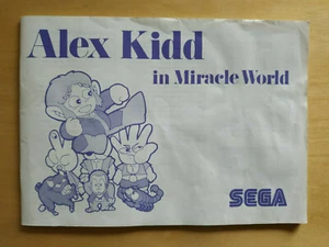 Sega Master - Alex Kidd in Miracle World (NUR Anleitung) bemalt - Bild 1 von 2