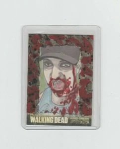 WALKING DEAD SEASON 3 WALKER SKETCH CARD BY ARTIST PATRICIA ROSS (#3) 1/1! - Picture 1 of 2