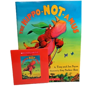 The Hippo-NOT-Amus w/ Audio CD 2005 Scholastic Paperback New / Old Stock - Picture 1 of 8