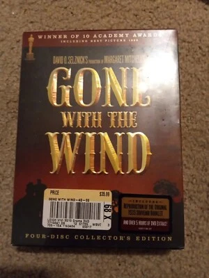NIB Gone with the Wind Collector's Edition 4 Box Set Sealed w/1939 Souvenir Book - Image 1 of 3