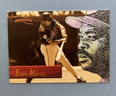 1996 Pinnacle Aficionado Baseball Eddie Murray #28 HOF Cleveland Indians - Image 1 of 2