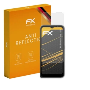 atFoliX 3x Screen Protection Film for Motorola Defy 2021 matt&shockproof - Picture 1 of 8