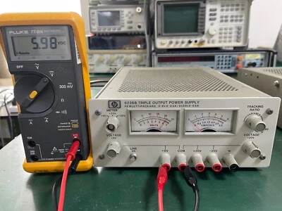 HP Agilent 6236B Triple Output DC Power Supply  0-20 V / 0-2.5A / 35 W - Image 1 of 4