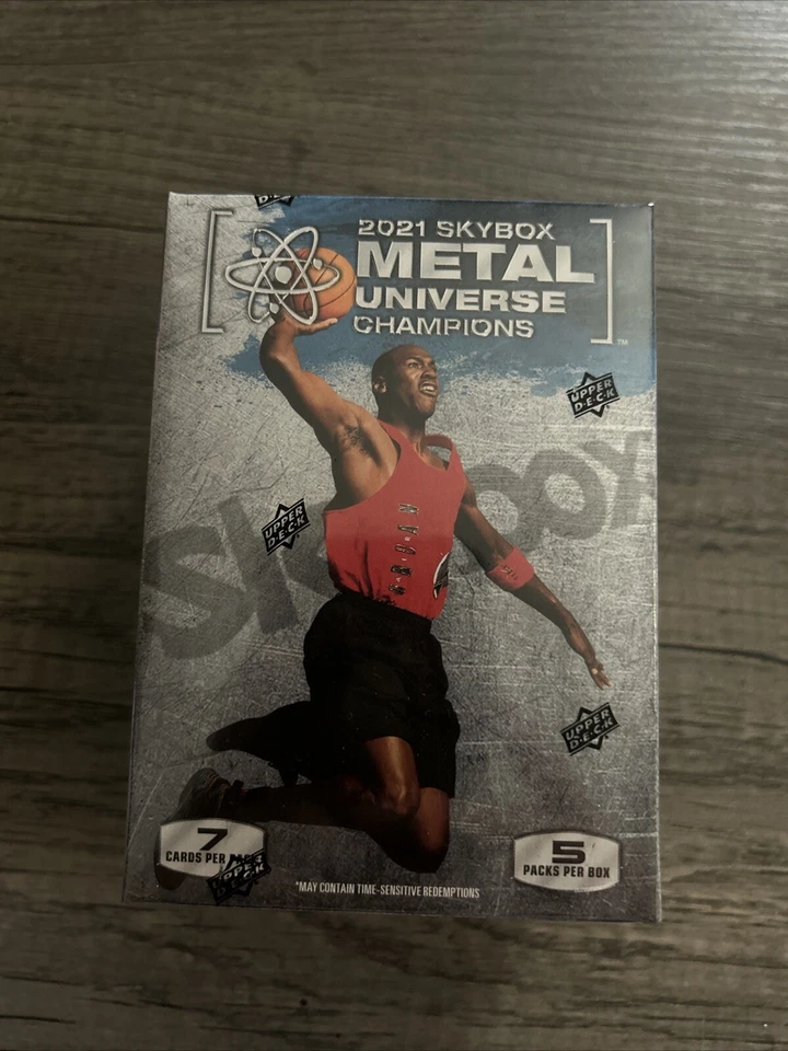 2021 Skybox Metal Universe Champions Blaster Box Lebron, Jordan Auto? Sealed Box - Image 1 of 1