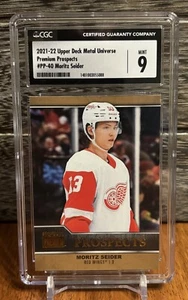 2021-22Skybox Metal Universe - Premium Prospects #PP-40 Moritz Seider CGC 9 Mint - Picture 1 of 2