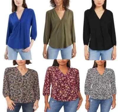 Two by Vince Camuto Ladies' V-Neck Long Sleeve Top - Image 1 of 4