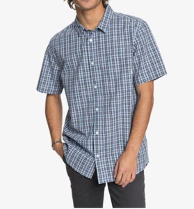Camisa abotonada QUIKSILVER S/S para hombre MOON RHYTHM II - pequeña - RSC1 - NUEVA CON ETIQUETAS - Imagen 1 de 2