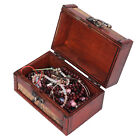 Small Storage Box Flip Open Type Vintage Jewelry Keepsake Case Home ECM